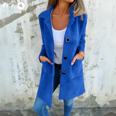 Anna | Klasszikus Egysoros Kabát Klapkákkal