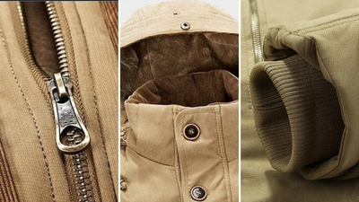 Aziel - Több Zsebbel Ellátott, Bélelt Téli Kabát