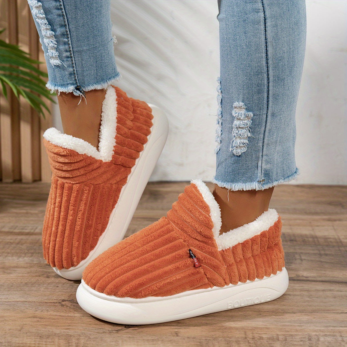 CozyStep – Plüss házi papucs