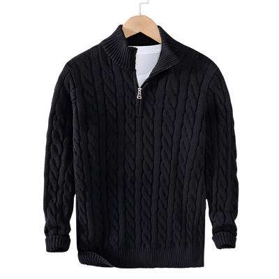 Anthony - Kötött mintás pulóver