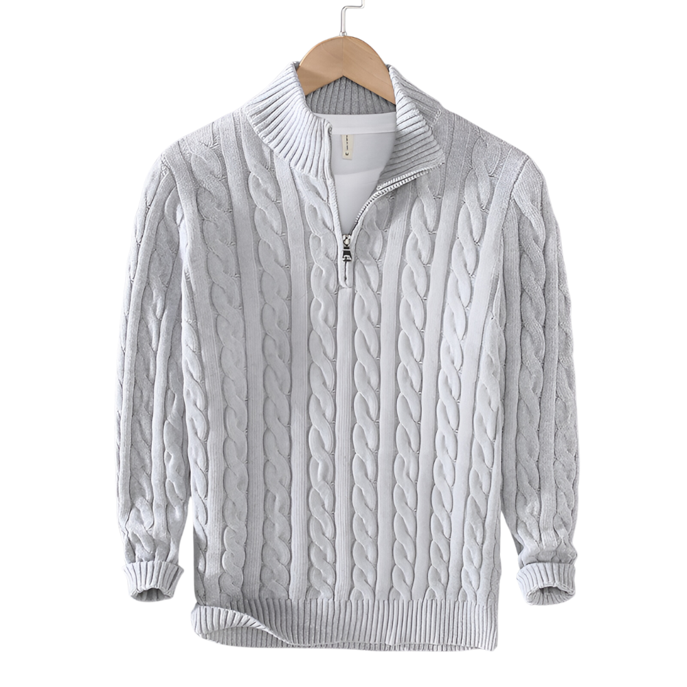 Anthony - Kötött mintás pulóver