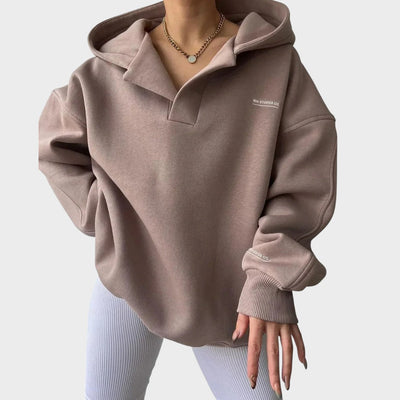 Mirtill -Elegáns kapucnis pulóver